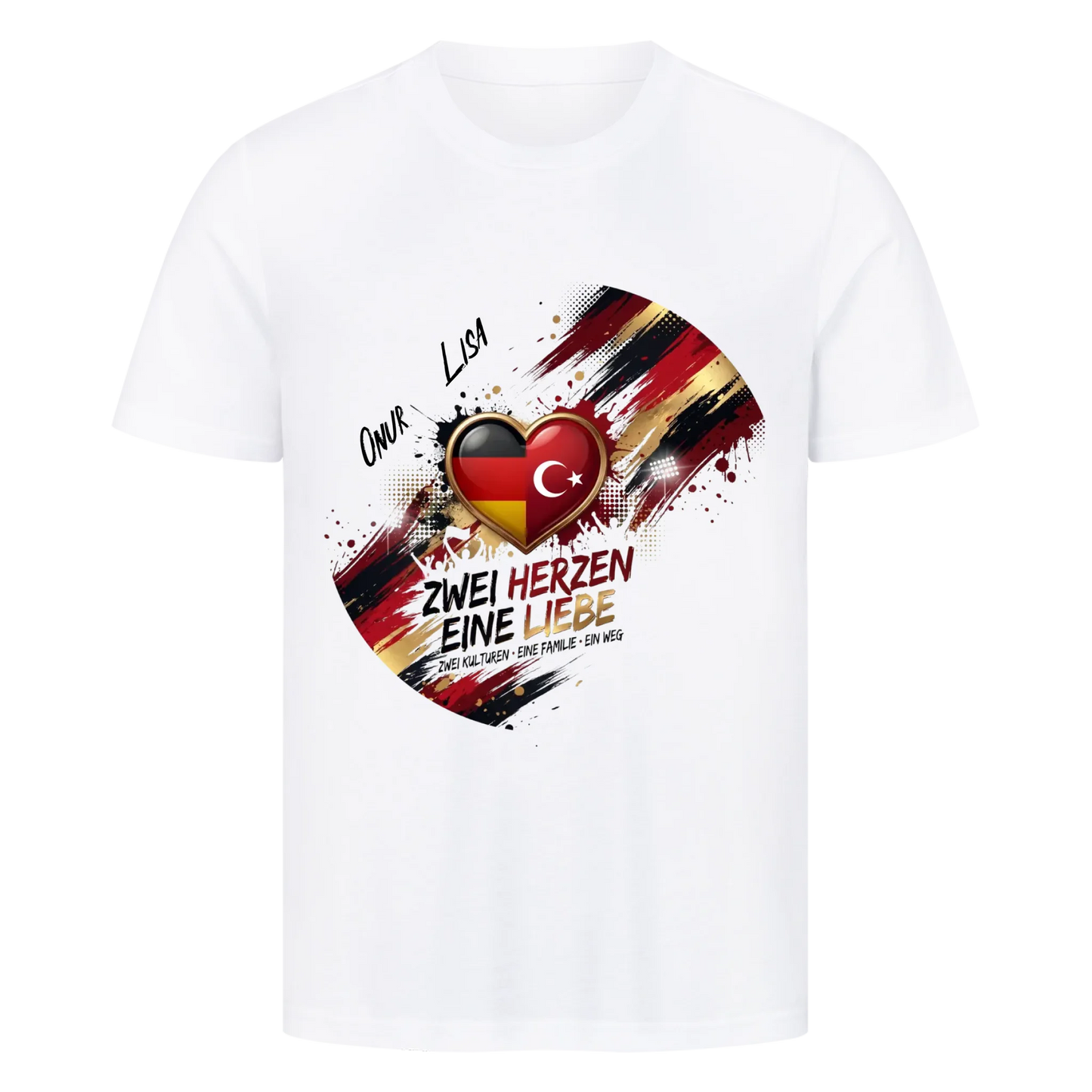 Personalisiertes Shirt "Deutschland/Türkei"