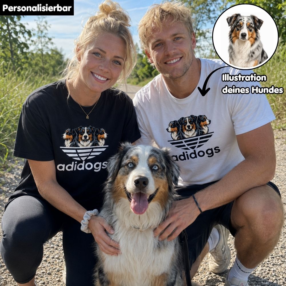 Personalisiertes Shirt "adidogs"